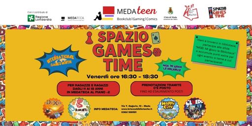 Sfida di gioco presso lo Spazio Games Time: MGB - Mi Gioco la Biblioteca