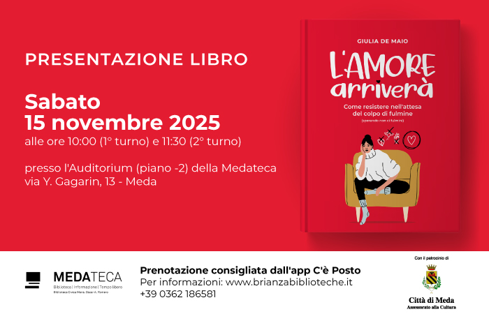 Prenotazione consigliata dal 01 novembre 2025