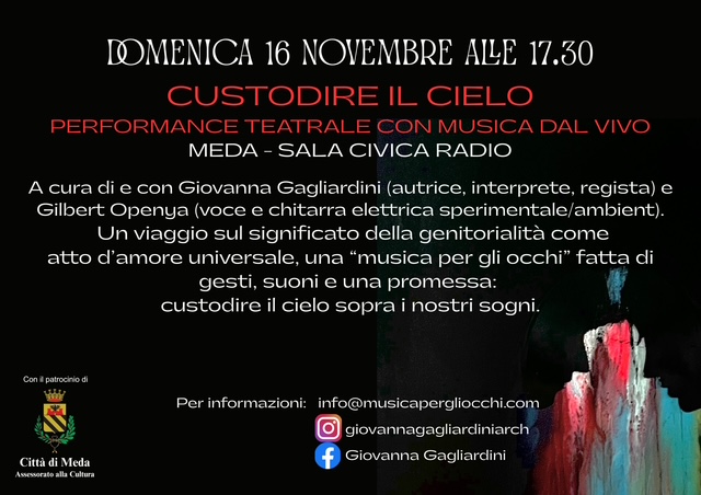 Performance teatrale con musica dal vivo