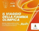 Martedì 3 Febbraio 2026 h.16 Meda accoglie il passaggio della Fiamma Olimpica dei Giochi Invernali Milano Cortina 2026